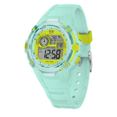 Afbeelding van ICE Watch digit explorer Dreamy turquoise 023267 Horloge Siliconen Groen Ø 40 mm