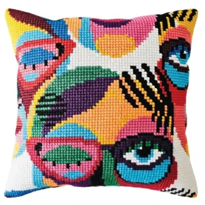Afbeelding van Collection d&#039;Art In the Rays of Sunset Kruissteekkussen pakket 5466