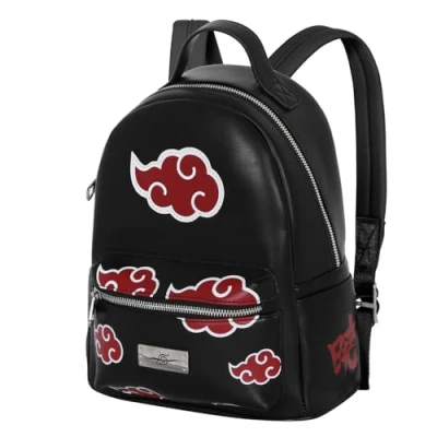 Afbeelding van Karactermania Naruto Wolken Heady Kunstlederen Rugtas Rugzak Backpack Schoudertas Zwart