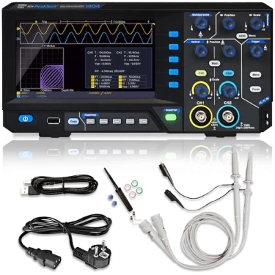 Afbeelding van Peaktech 1404 oscilloscoop 2 kanaal 1GSs 100 MHz
