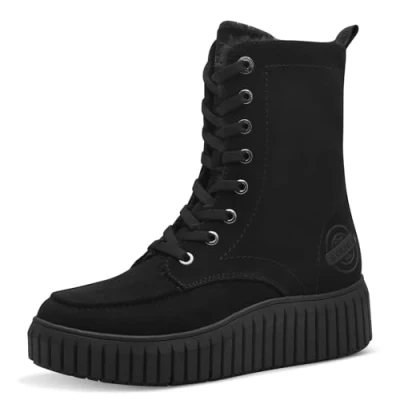 Afbeelding van s.Oliver Snowboots, Dames, Maat: 39, Black Textiel