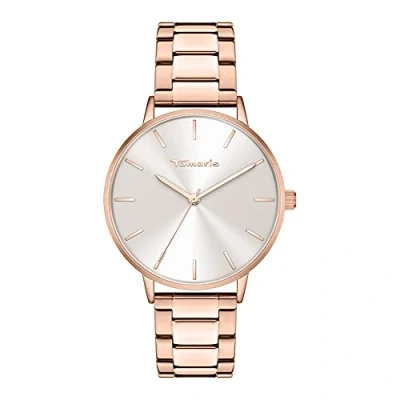 Afbeelding van Tamaris Analoog kwartshorloge voor dames met roestvrijstalen armband, Rozengoud., Modern