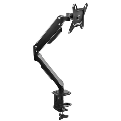 Afbeelding van Atlantis P022 D306ASN Gas Lift houder en arm voor enkele pc monitor van 13 tot 32 inch, max. 8 kg, in hoogte verstelbaar, scharnierbaar, hellingshoek +/ 45, draaibaar 180, rotaz 360 toren