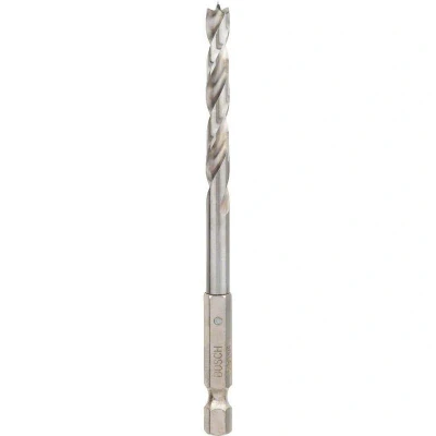 Image de BOSCH 2608595522 foret hélicoïdal pour bois 1/4&quot; tige hexagonale 6 x 63 106 mm