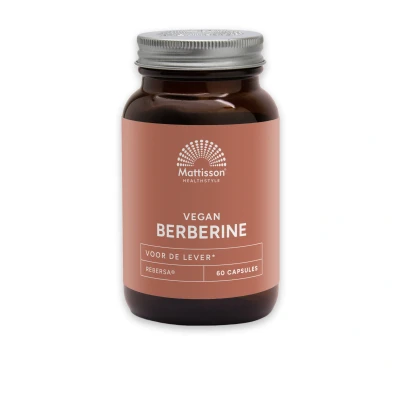 Afbeelding van Mattisson Berberine 500mg Rerbersa 60 capsules