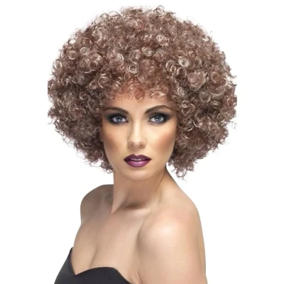 Afbeelding van Dressing Up &amp; Costumes 70s Disco Fever Afro Wig