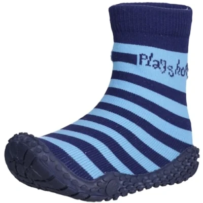 Afbeelding van Playshoes 174801 Aquasok, uniseks, kindersandalen, Marineblauw lichtblauw 639