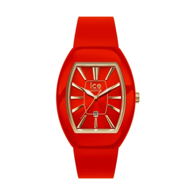 Afbeelding van ICE Watch boliday Dome Red gold 024542 Horloge Siliconen Rood Ø 40 mm