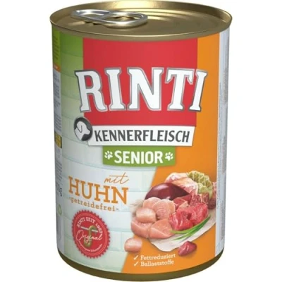 Afbeelding van 6x400g Senior &quot;Kennerfleisch&quot; Kip RINTI Hondenvoer