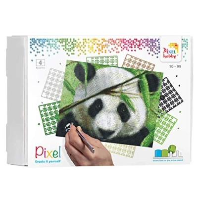 Afbeelding van Pixelhobby Classic Panda 20x25 cm Bestaat uit 4 basisplaten