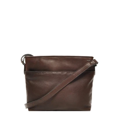 Afbeelding van Berba Lucca Crossbody 335 440 chocolate Damestas
