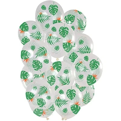 Afbeelding van Ballon set Tropische bladeren 30cm 15 stuks