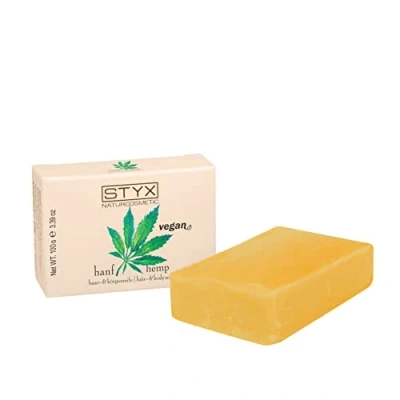 Afbeelding van STYX Hennepzeep voor haar en lichaam, 100 g