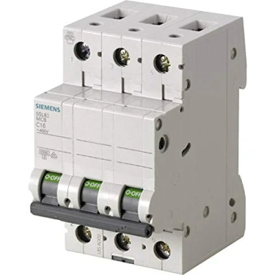 Afbeelding van Zekeringautomaat 3 polig 10 A 400 V Siemens 5SL6310 7