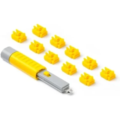 Afbeelding van Smartkeeper NL03PKYL RJ45 LAN poortslot Set van 10 stuks Geel Incl. 1 sleutel