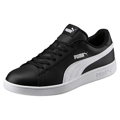 Afbeelding van PUMA Smash V2 L Sneakers, uniseks, Zwart Wit
