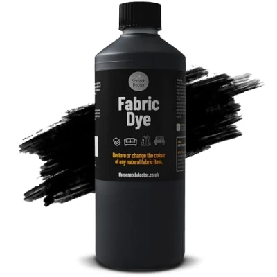 Afbeelding van Scratch Doctor Permanente vloeibare textielverf, 1000 ml, zwart