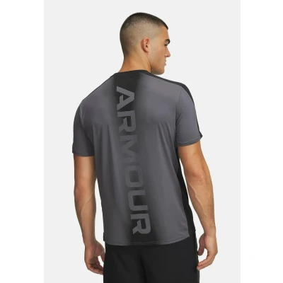Afbeelding van Under Armour Shortsleeves Wordmark Sport Tshirt, Heren, Maat: Small, Castlerock