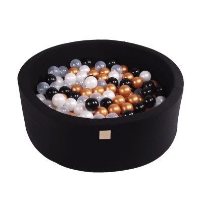 Afbeelding van Ronde Ballenbak Glamour incl 250 Ballen Ballenbakje.nl 90x40
