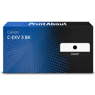 Afbeelding van Huismerk Canon C EXV 3 BK Toner Zwart