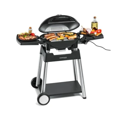 Afbeelding van Rommelsbacher barbecuegrill met grillwagen BBQ 4100/S