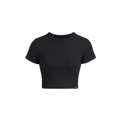 Afbeelding van Under Armour UA Rival Tshirt basic Black / white, Dames, Maat: Large, white
