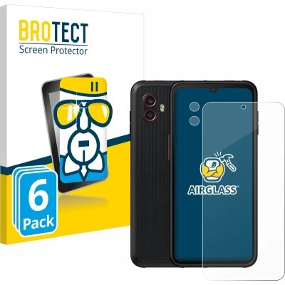 Afbeelding van BROTECT Screenprotector voor Samsung Galaxy Xcover 6 Pro (Voor+Camera) Folie Beschermfolie Beschermglas transparant (6 Stuks)