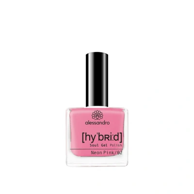 Afbeelding van Alessandro Hybrid Gel Polish 128, Neon Pink Nagellak Beautytasting