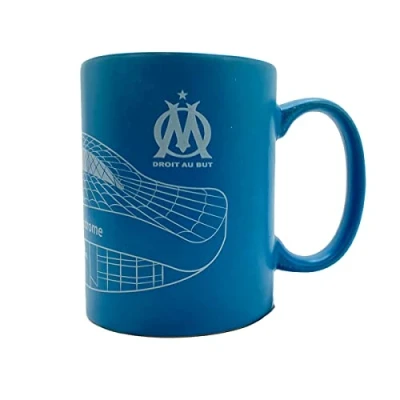 Afbeelding van la plume dorée, Mok Olympique de Marseille Blauwe Velodrome