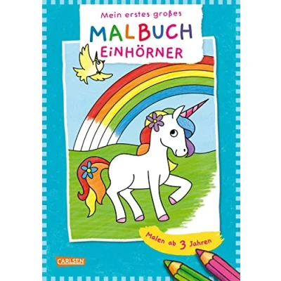 Afbeelding van Ausmalbilder für Kita Kinder: Mein erstes großes Malbuch: Einhörner