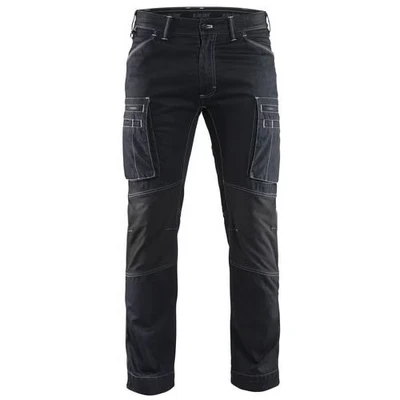 Image de Pantalon services denim stretch marine/noir