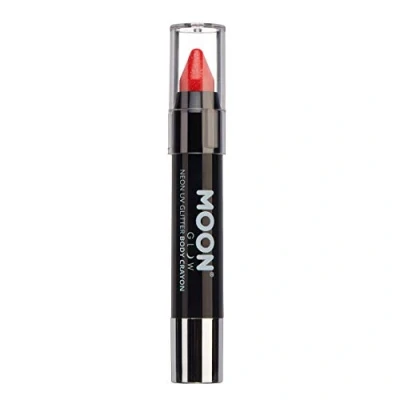 Afbeelding van Moon Glow Stick Neon Face Paint UV Glitter / Body Make up voor gezicht en lichaam Rood