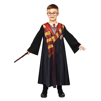 Afbeelding van Amscan Kinderkostuum Harry Potter, Hogwarts, Griffoendor, Mage, Tovenaar, Carnaval, Mardi Gras