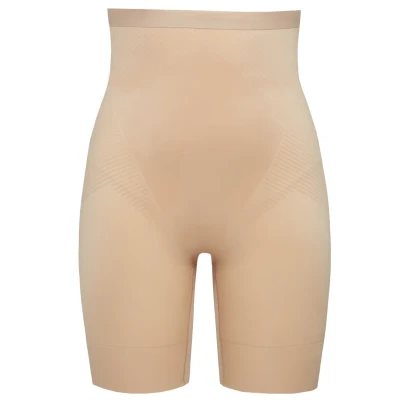 Afbeelding van SPANX dames High waisted naadloze corrigerende slip in de kleur Beige, maat: M
