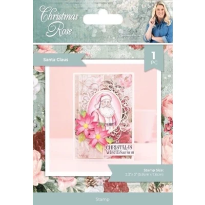 Afbeelding van Sara Signature Christmas Rose Clearstamp Santa Claus