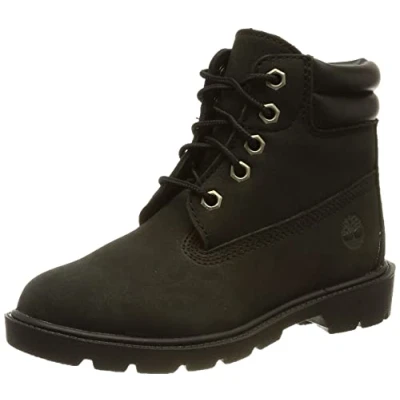 Afbeelding van Timberland 6 INCH LACE UP BOOT BLACK Unisex Veterschoenen Maat 34