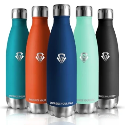 Afbeelding van Grsta Roestvrijstalen thermosfles, 750 ml, lekvrij, BPA vrij, voor sport, fitnessstudio, outdoor, fitness