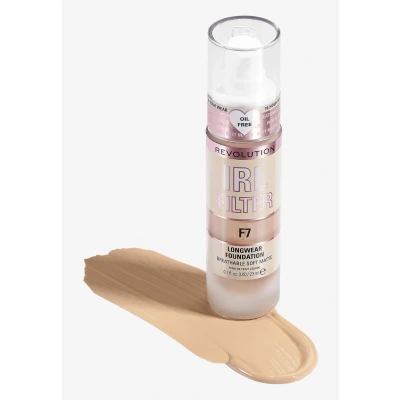 Afbeelding van Makeup Revolution IRL Filter Longwear Foundation Foundation, Dames, Maat: 23 ml, F7