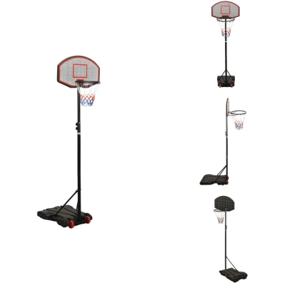 Afbeelding van Basketbalstandaard 216 250 Cm Polyethyleen Zwart