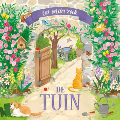 Afbeelding van Uitgeverij rebo flapjesboek de tuin