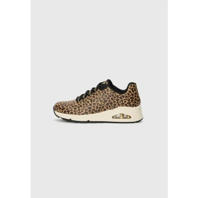 Afbeelding van Skechers UNO Sneakers laag, Dames, Maat: 37, Brown leopard Hoogwaardig imitatieleer