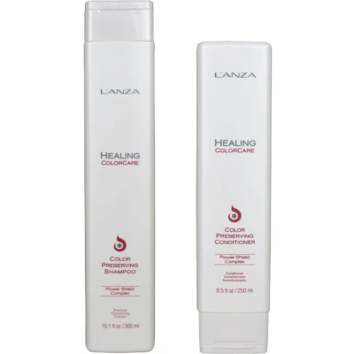 Afbeelding van Lanza Healing Colorcare Color Preserving Shampoo 300ml + Conditioner 250ml bundel/set/pakket