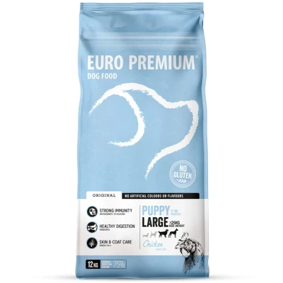 Afbeelding van Euro Premium Puppy Large Kip Rijst 12 kg