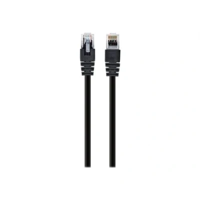 Afbeelding van UTP Cat5E patchkabel zwart 0.5 meter
