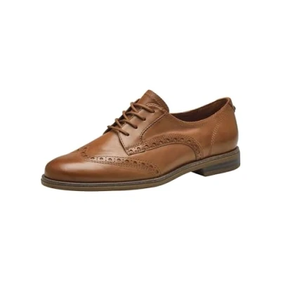 Afbeelding van Tamaris Dames 1 23290 43 Oxford stof dames, Nut Leather