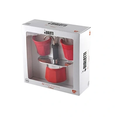 Image de Cafetière italienne Bialetti Set Mini Express 6190 Rouge