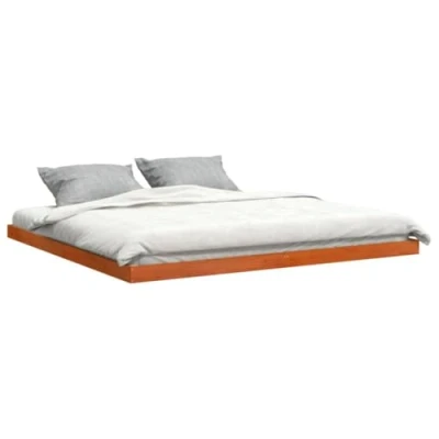 Afbeelding van Bedframe Massief Grenenhout Wasbruin 200X200 Cm