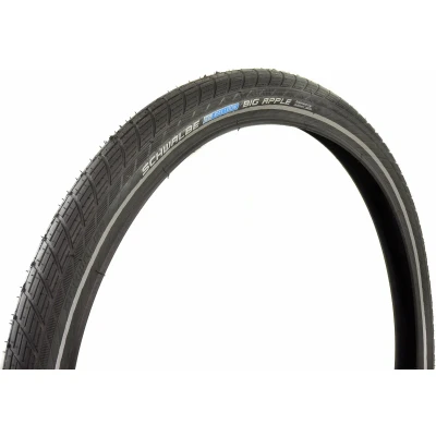 Afbeelding van Buitenband Schwalbe Big Apple RaceGuard 24 x 2.00&quot; 50 507 mm zwart met reflectie