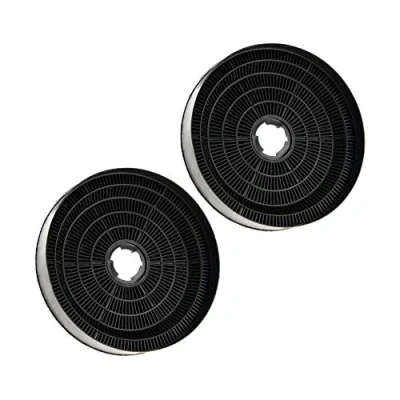 Afbeelding van AllSpares Koolstoffilter (2st.) voor afzuigkappen geschikt Candy KFC6918 en Airlux CR390 (Ø170x35mm)