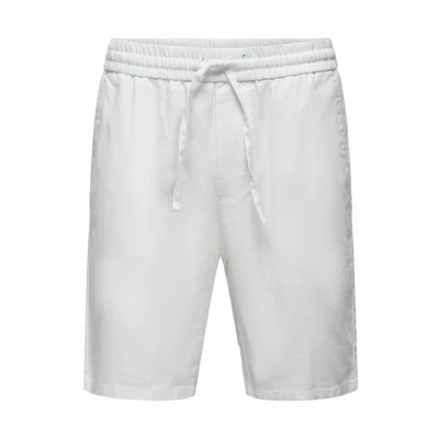 Afbeelding van Only &amp; Sons Trainingsbroek, Heren, Maat: Small, Bright white